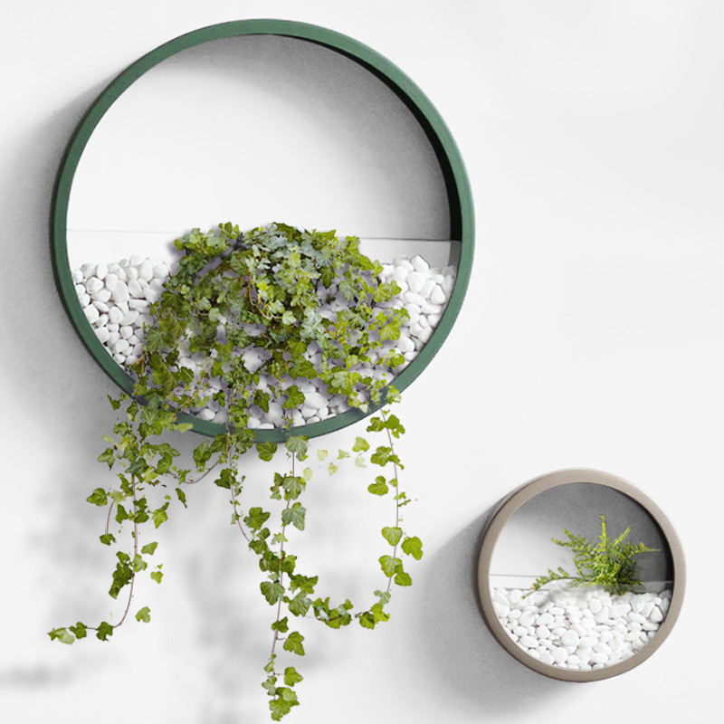Sustainable Living Eco Friendly - Kreative Wand Vasen Metall Eisen Kunst