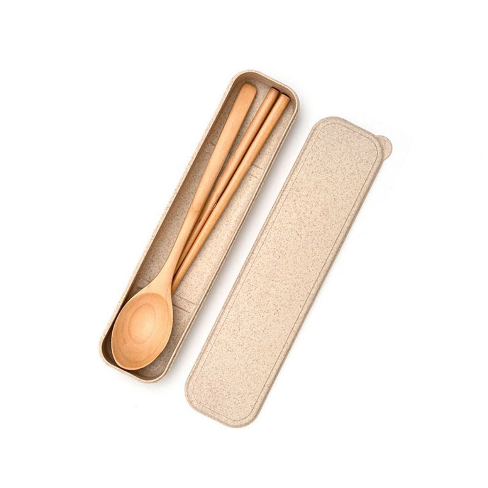 Picknick-Set mit Holzstäbchen  – Bamboo Cutlery Travel Bewertung und Preis