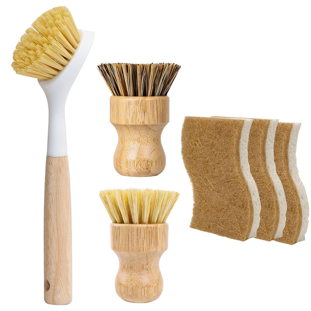 6-teiliges Bambus-Geschirrbürs – Dish Brush Bamboo Bewertung und Preis
