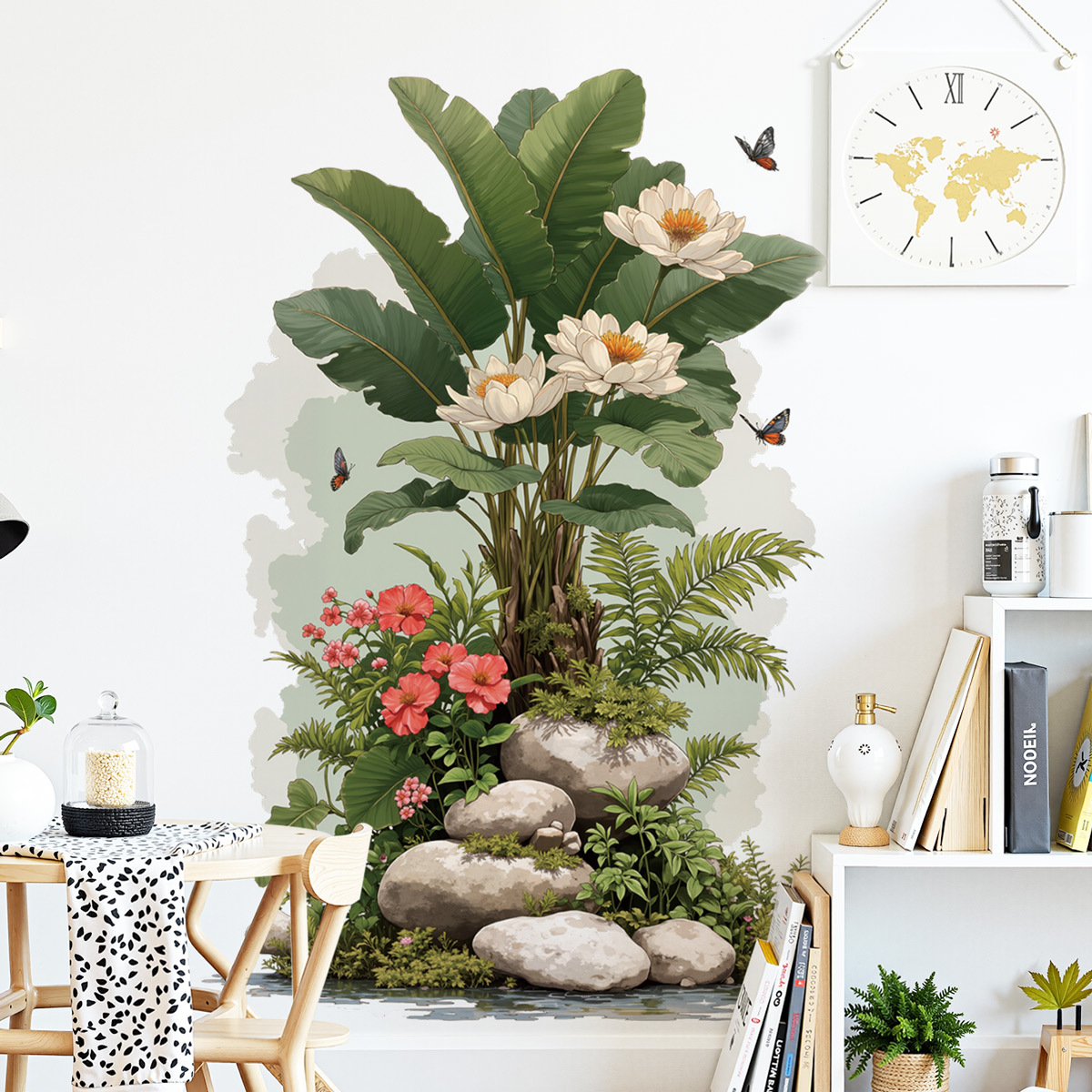 Große grüne Pflanze Wandtattoo – Sustainable Living Eco Friendly Bewertung und Preis