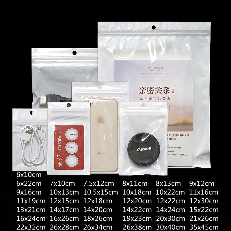50Pcs Weiß Klar Selbst Seal Zi – Sustainable Living Eco Friendly Bewertung und Preis