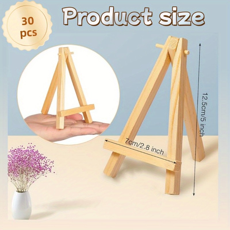 30Pcs Mini Holz Staffelei Steh – Sustainable Living Eco Friendly Bewertung und Preis
