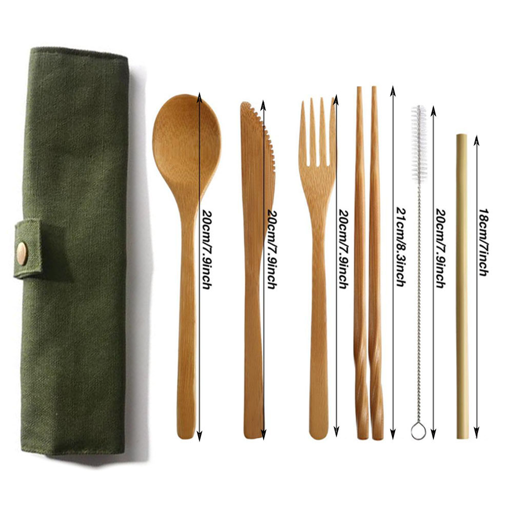 Wiederverwendbares Bambus-Best – Bamboo Cutlery Travel Bewertung und Preis