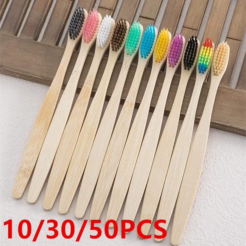 10er-Pack Natürliche Bambus-Za – Bamboo Toothbrush Set Bewertung und Preis