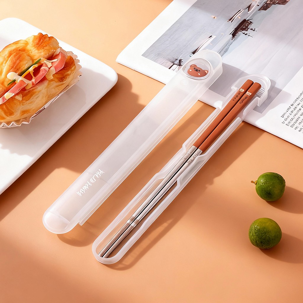 1 Paar tragbare chinesische Es – Bamboo Cutlery Travel Bewertung und Preis