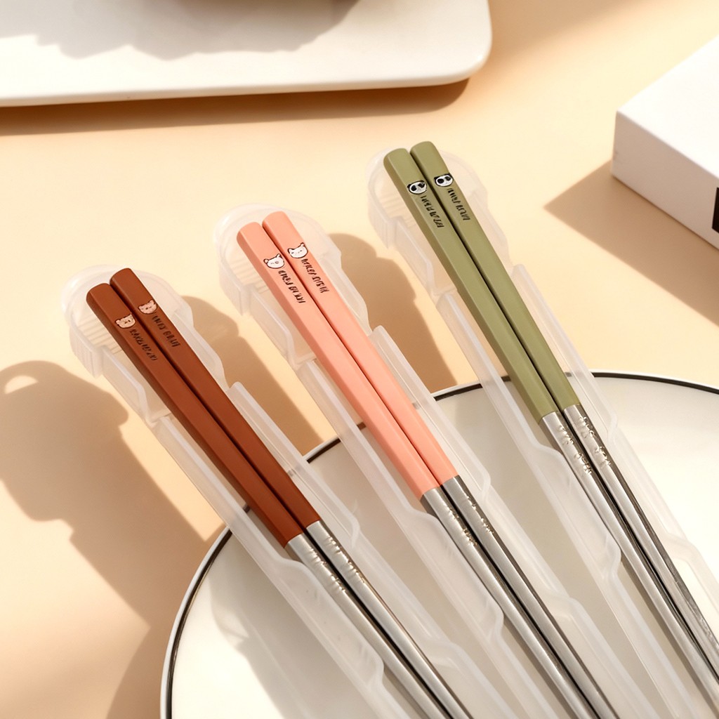 1 Paar tragbare chinesische Es – Bamboo Cutlery Travel Bewertung und Preis