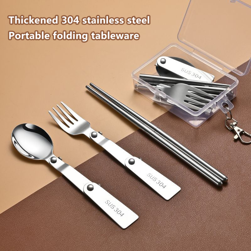 1PC/3PCS Tragbares Outdoor-Bes – Bamboo Cutlery Travel Bewertung und Preis